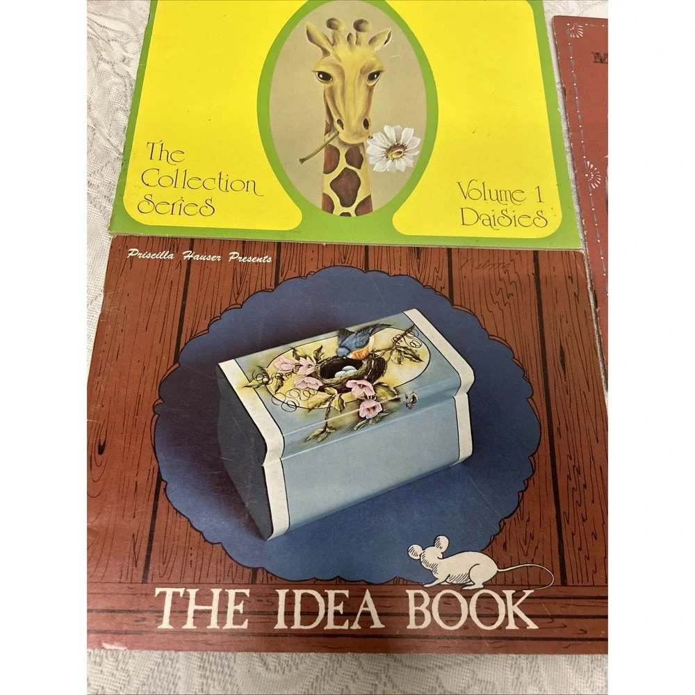TOLE PRISCILLA HAUSER &HERTA IDEA BOOKS PAINTING‎ BOOKS 1977,78 AND 80 VINT Book